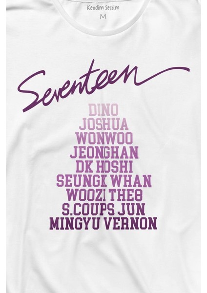 Seventeen K-Pop Musicgroup Shining Diamond Uzun Kollu Tişört fiyatları