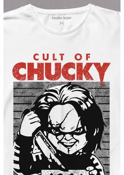Cult Of Chucky 1988 Korku Film Çaki Uzun Kollu Tişört