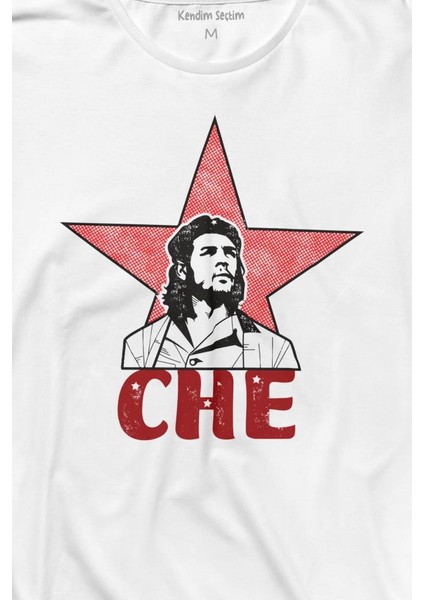 Ernosto Che Guevara Red Star Kırımızı Yıldız Uzun Kollu Tişört fiyatları