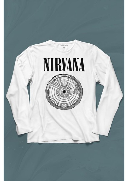 Nirvana Bleach Albüms Rock Musiccircle Plak Uzun Kollu Tişört