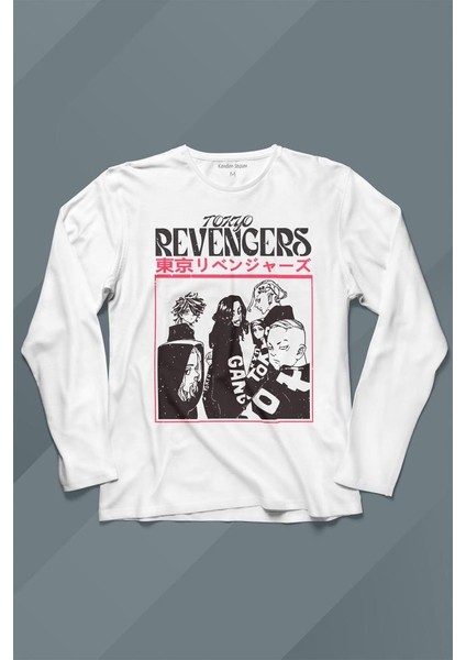Tokyo Revengers Japan Anime Dizi Japonca Uzun Kollu Tişört