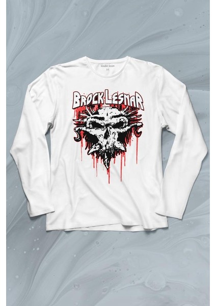 Brock Lesnar Logo Wwe Ufc Amerikan Güreşi Spor Uzun Kollu Tişört