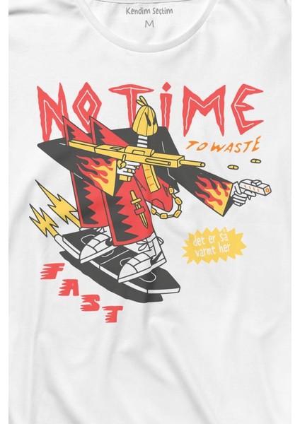 No Time To Waste Skate Kaykay Urban Streetwear Uzun Kollu Tişört fiyatları