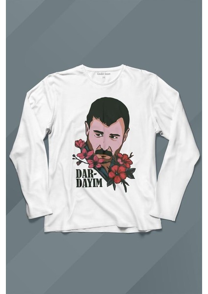 Azer Bülbül Dardayım Ey Aney Arabesk Uzun Kollu Tişört