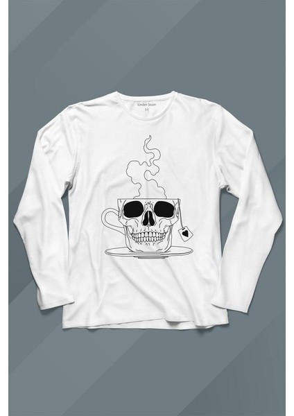 Kurukafa Kahve Çay Streetwear Uzun Kollu Tişört
