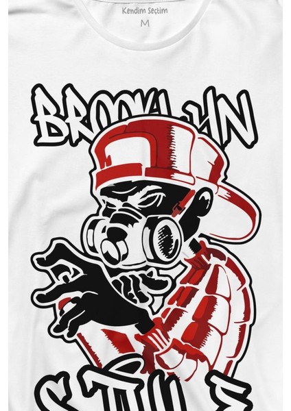 Brooklyn Hip Hop Rap Musicgrafitti Uzun Kollu Tişört fiyatları