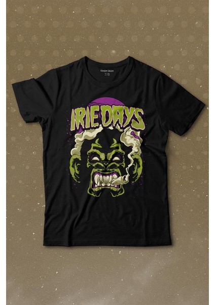Monkey Head Days Color Renkli Maymun Animal Baskılı Tişört Çocuk T-Shirt