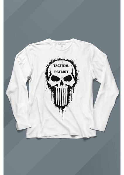Tactical Patriot Military Vatansever Savaşçı Uzun Kollu Tişört