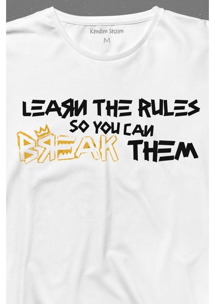 Learn The Rules Break Them Basquiat Kuralları Yık Uzun Kollu Tişört fiyatları