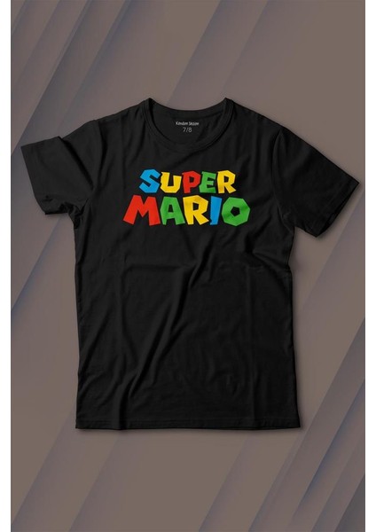 Super Mario Seres Baskılı Tişört Çocuk T-Shirt