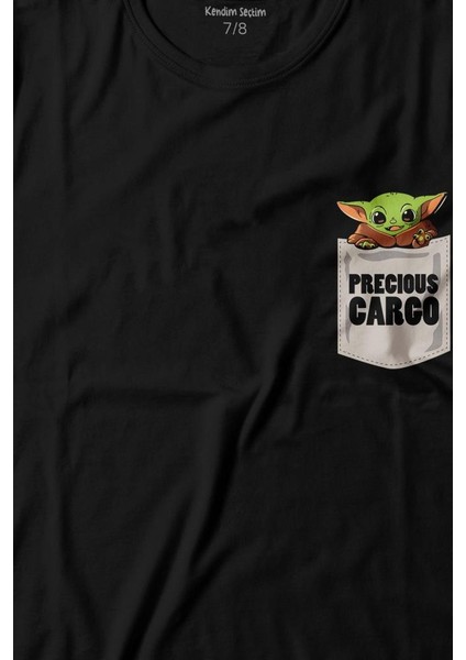 The Mandalorian Bebek Yoda Cep Tasarımı Baskılı Tişört Çocuk T-Shirt fiyatları