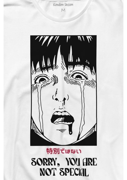 Sorry You Are Not Special Japanese Urban Sokak Özel Değilsin Uzun Kollu Tişört fiyatları