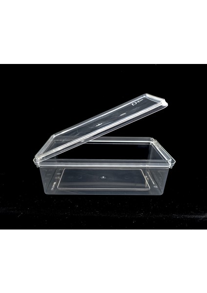 Plastik Saklama Kabı Kendinden Kapaklı 1 lt 19 x 13 x 6 cm 20 Adet