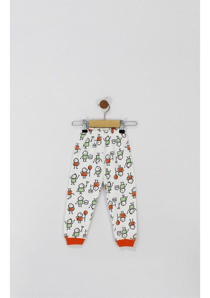 TRENDİMİZBİR Stick Boys Baskılı Pijama Takımı