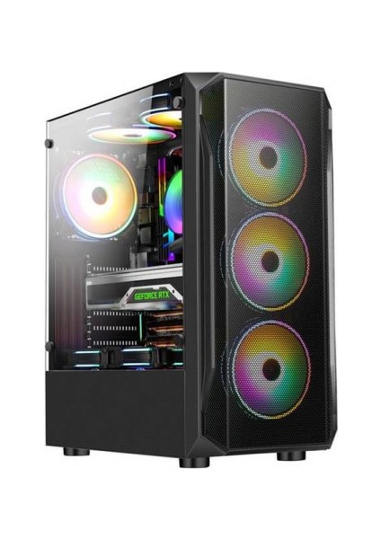 X-Racer Peak 600W 4X12CM Rgb Mid Tower