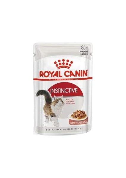 Pouch Gravy Instinctive Yaş Kedi Maması 85 gr