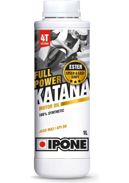 Full Power Katana 10W60 4t Esterli Motosiklet Yağı 1l