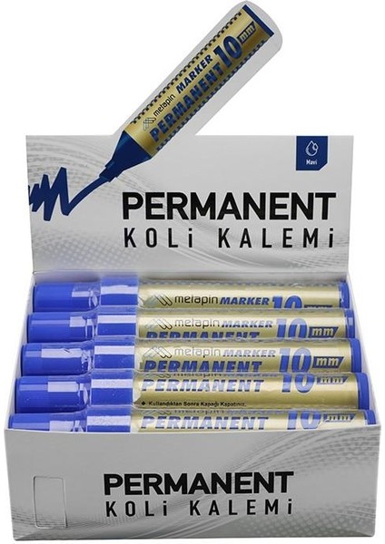 Permanent 10 mm Jumbo Mavi