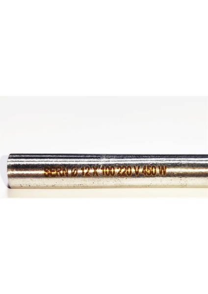 Fişek Isıtıcı Rezistans 10cm boy-12mm kalınlık-450 Watt-220Volt