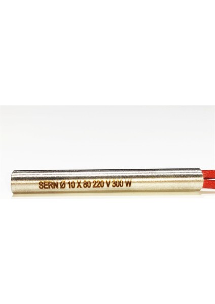Fişek Isıtıcı Rezistans 8cm Boy-10mm Kalınlık-300 Watt-220 Volt modelleri