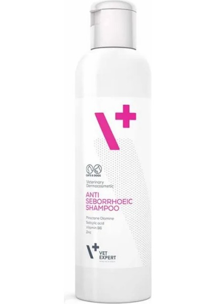 Vet Expert Antiseborrhoeic Shampoo (Tüy Dökülmesi Önleyici Şampuan)