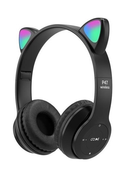 P47M LED Işıklı Bluetooth Kulaklık