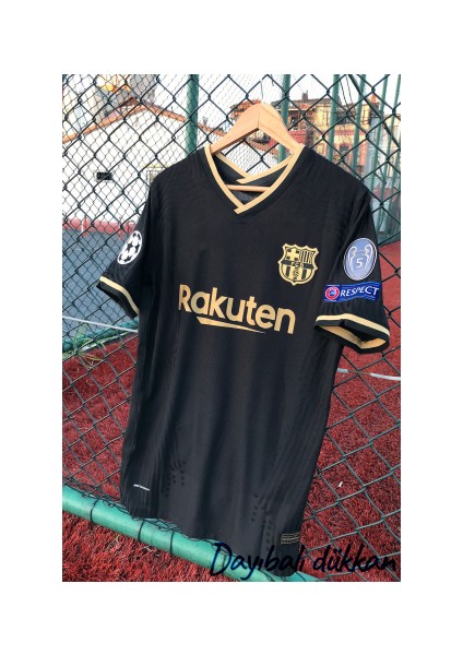 Dayıbalı Barcelon 2020 21 Lionel Messi Siyah Nostalji Deplasman Forması