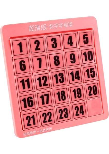 Sayı Slayt Bulmaca Sayı Öğrenme Matematik Eğitici Oyuncaklar Eğitim Için Oyun Pembe 24 Küp (Yurt Dışından) fiyatları