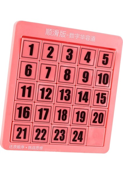 Sayı Slayt Bulmaca Sayı Öğrenme Matematik Eğitici Oyuncaklar Eğitim Için Oyun Pembe 24 Küp (Yurt Dışından) modelleri