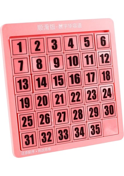 Sayı Slayt Bulmaca Sayı Öğrenme Matematik Eğitici Oyuncaklar Eğitim Için Oyun Pembe 35 Küp (Yurt Dışından) indirimleri