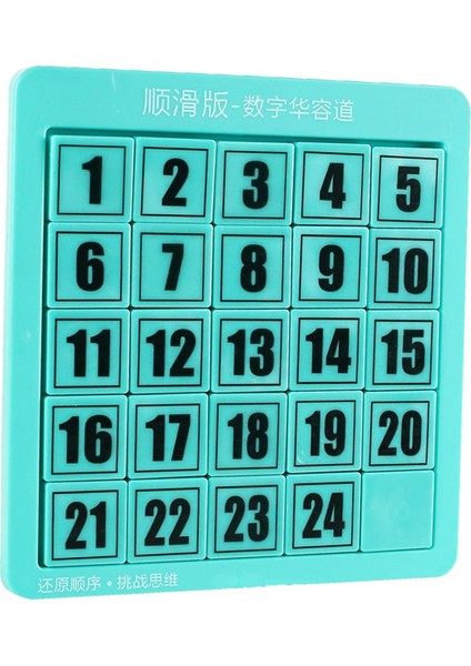 Sayı Slayt Bulmaca Sayı Öğrenme Matematik Eğitici Oyuncaklar Eğitim Için Oyun 24 Küp Yeşil (Yurt Dışından)