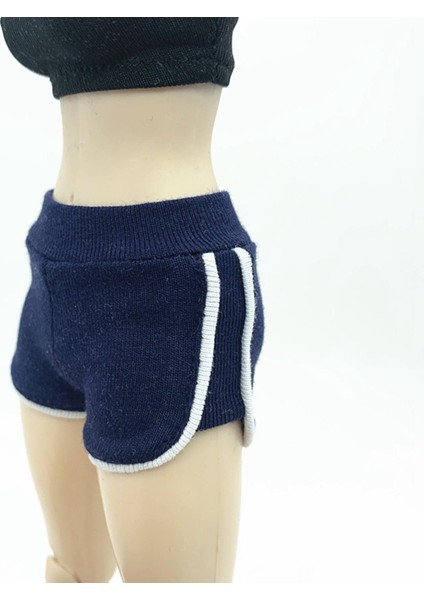 1/6 Yoga Şort Aksesuarları Kadın Giyim Için 12 "rakamlar Mavi (Yurt Dışından)
