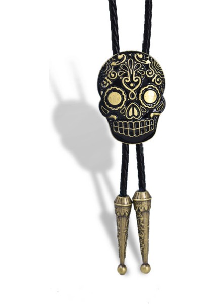 Gold Skull Polo Kravat