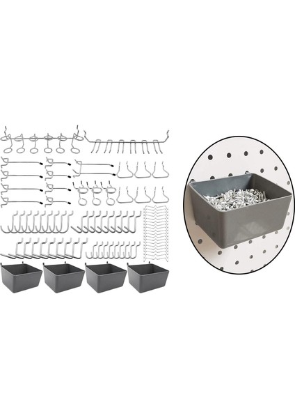 El Sanatları Odası Için Peg Board Kutulu Peg Board I (Yurt Dışından)