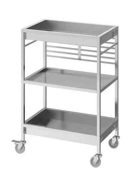 Kungsfors Paslanmaz Çelik 60X40 cm Servis Arabası fiyatları
