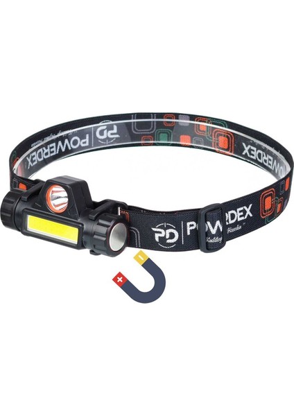 Mıknatıslı Ledli Şarjlı Kafa Lambası PD-6672