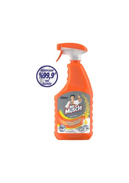 Mr Muscle Advanced Power Mutfak Temizleyici Limon 750ML ( 5 Adet )