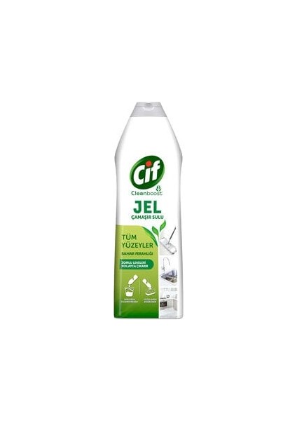 Jel Yüzey Temizleyici Cleanboost Tüm Yüzeyler Için Leke Çıkarıcı Çamaşır Sulu Bahar Ferahlığı 750 ml  (  1  Adet  )