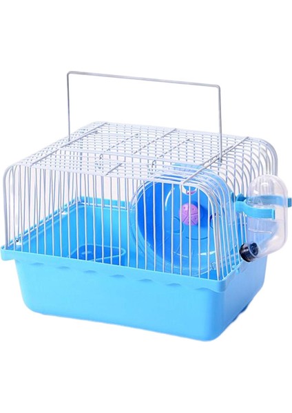 Hamster Kafesi Küçük Aksesuarlarla Taşıma Çantası Küçük Için Hamster Oyuncakları Mavi (Yurt Dışından)