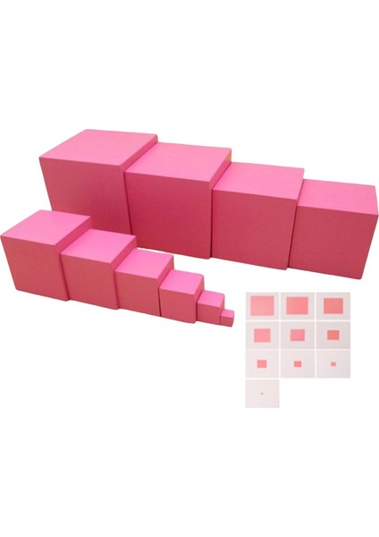 Montessori Pink 3+ Yaşına Yö Eğitici Oyuncak Oyunu Ştiriyor (Yurt Dışından)