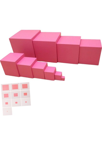 Montessori Pink 3+ Yaşına Yö Eğitici Oyuncak Oyunu Ştiriyor (Yurt Dışından)