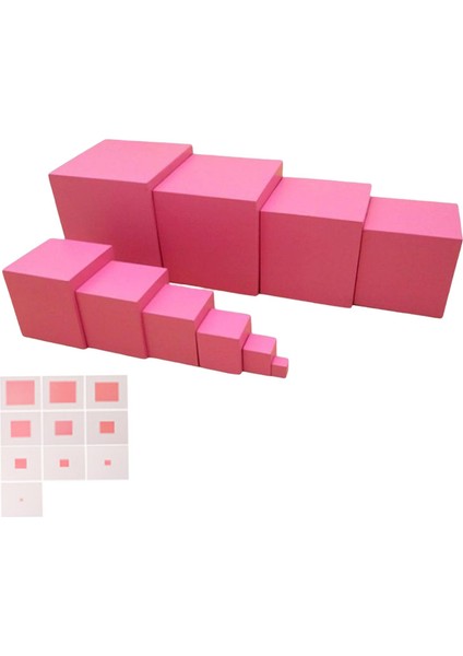 Montessori Pink 3+ Yaşına Yö Eğitici Oyuncak Oyunu Ştiriyor (Yurt Dışından)