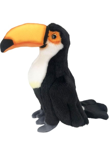 Gerçekçi Toucan Bird Peluş Oyuncak Eğitim Figürin Oyuncaklar Çocuk Hediyeleri (Yurt Dışından)