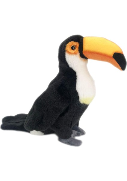 Gerçekçi Toucan Bird Peluş Oyuncak Eğitim Figürin Oyuncaklar Çocuk Hediyeleri (Yurt Dışından)