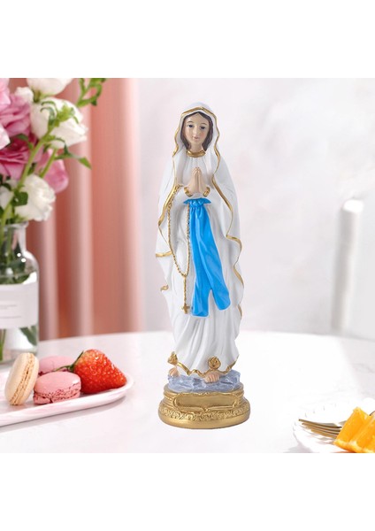 Heykel 8.6 "kutsanmış Heykel Reçine Decoc Mary (Yurt Dışından)