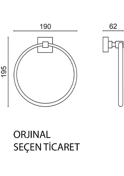 KU10-062.1 Paslanmaz Pirinç Kumru Yuvarlak Havluluk Altın fiyatları