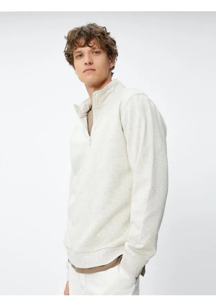 4WAM70126MK Koton Erkek Sweat Gri modelleri