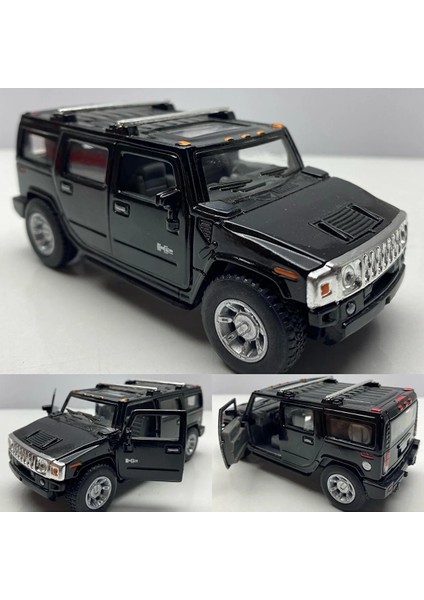 Hummer H2 Suv Diecast,lisanslı Metal Çek Bırak Model Araba