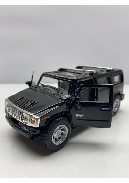 Hummer H2 Suv Diecast,lisanslı Metal Çek Bırak Model Araba