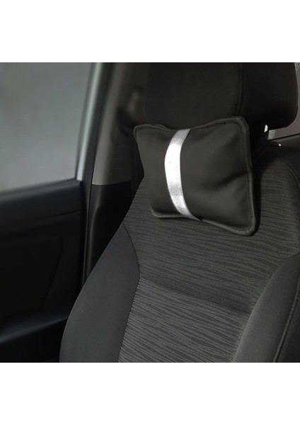 Ford Ka Uyumlu Oto,araba Boyun Beyaz Şerit Boyun Yastığı 2 Adet
